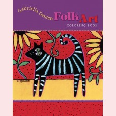 Folk art coloring book